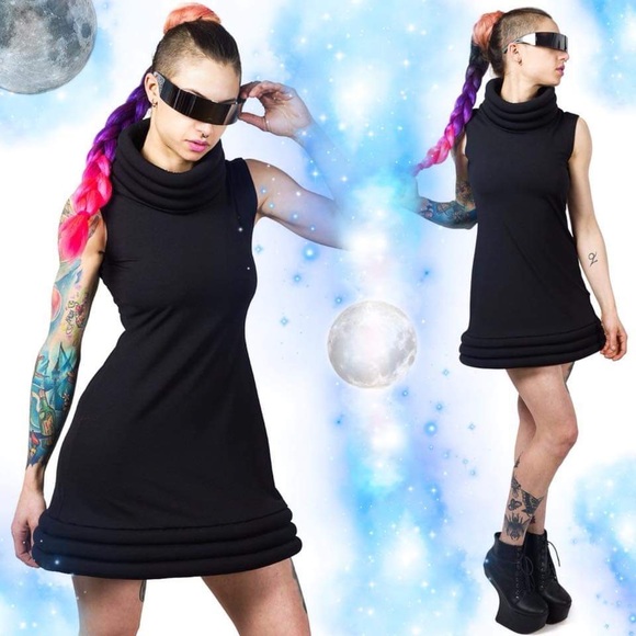 Cyberdog Moon Dress - Picture 1 of 2